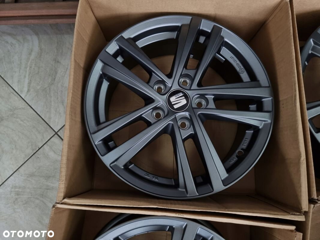 Grafitowe Felgi Seat Leon Ateca Vw T-Roc Skoda Karoq Octavia 16 Cali - 5