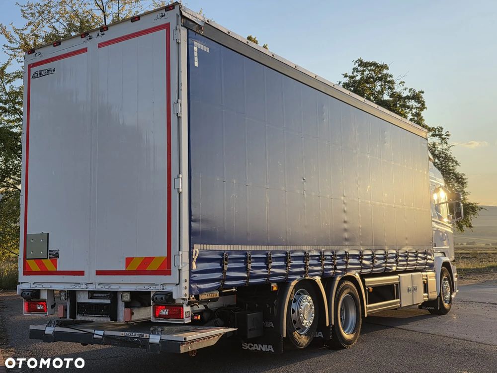 Scania G360 / BURTO-FIRANKA / 3 OSIE / WINDA / 20PALET / E6 / SYPIALNA KABINA / SPROWADZONY / JAK NOWA  PRZEBIEG 490TYŚ / ŁADOWNOŚĆ 14500KG / - 6