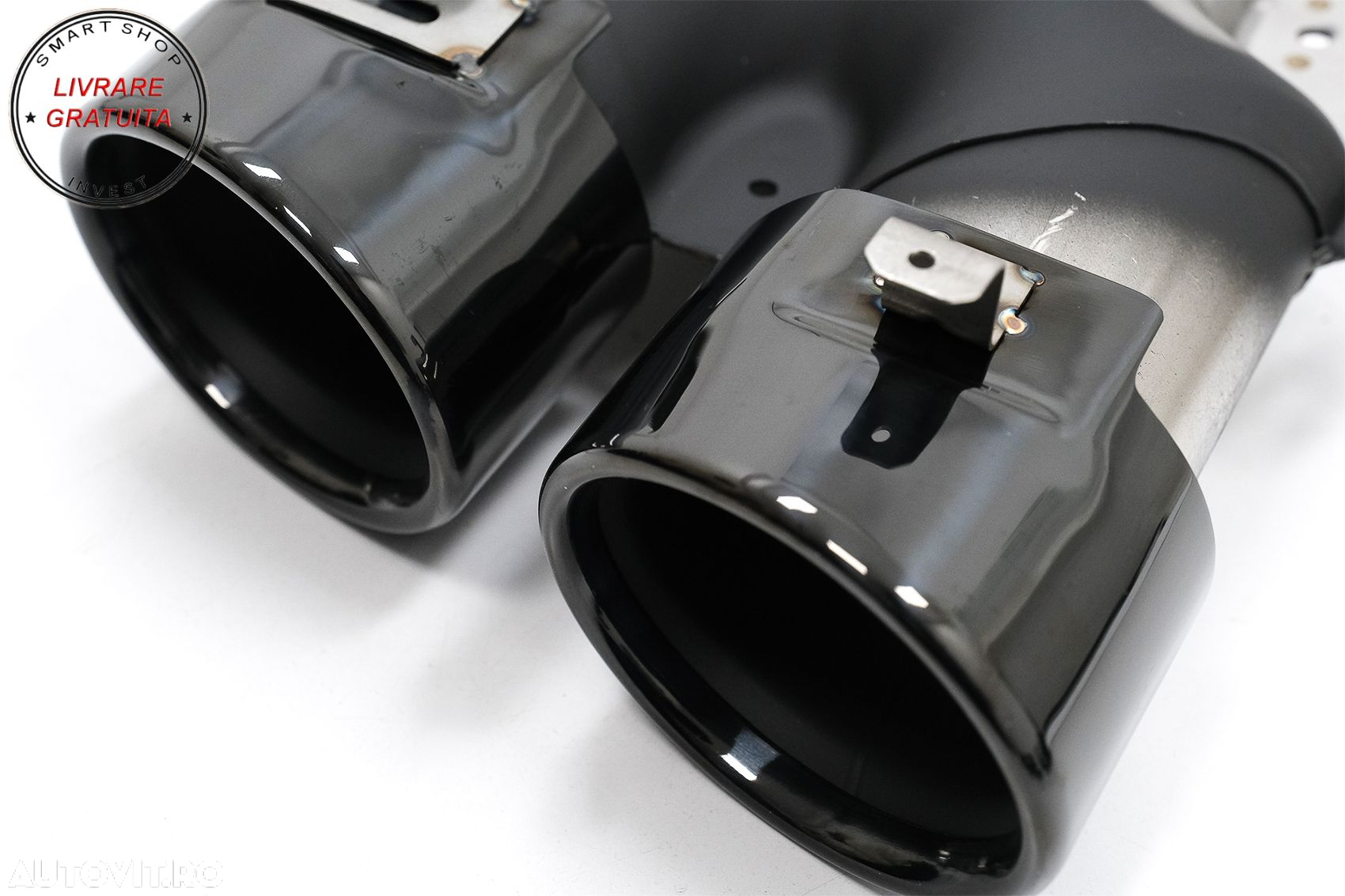 Difuzor Bara Spate Evacuare Dubla si Tobe Ornament Mercedes C-Class C205 A205 Coup- livrare gratuita - 15