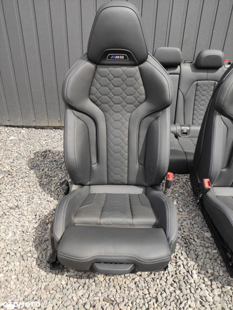 FOTELE KANAPA BOCZKI BMW M8 F93 G16 COUPE WENTYLOWANE GRZANE EUROPA CH - 4