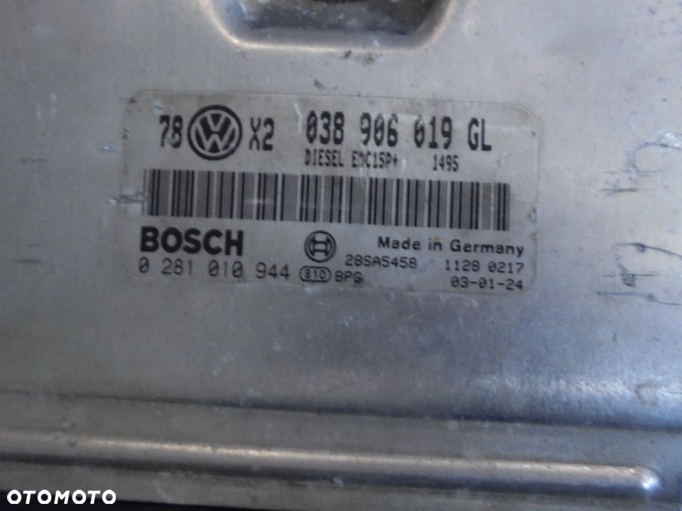 KOMPUTER STEROWNIK PASSAT B5 1.9 TDI 038906019GL - 1