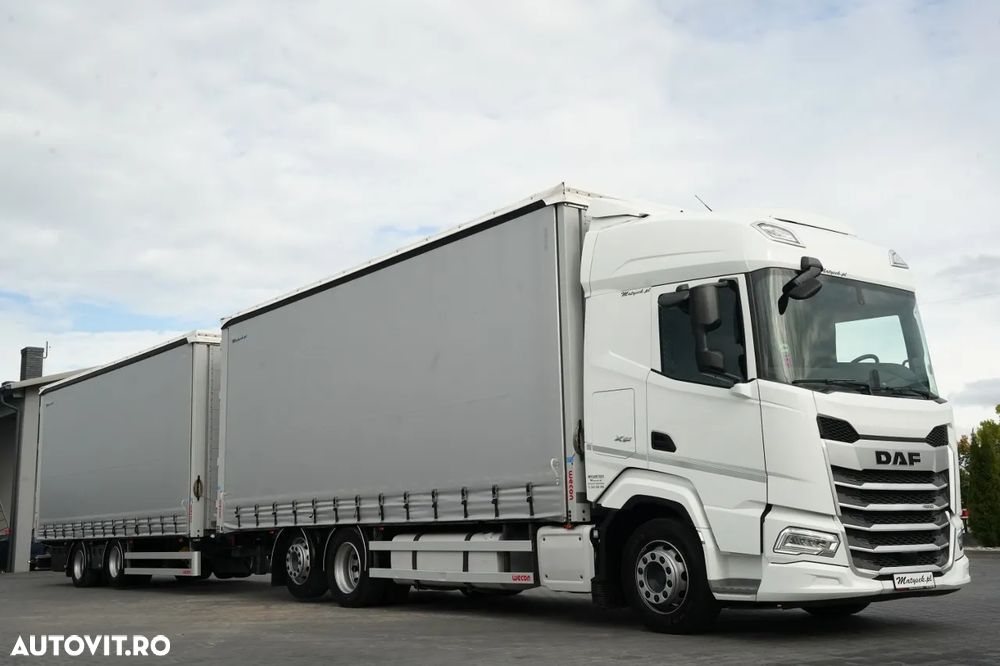 DAF XF 480 / COMBINAȚIE TANDEM / 120 M3 / PUNTE RELAXABILĂ / I-PARK COOL / WECON / SAF / ȘINE BOGIE / CONTRACT POST-SERVICE - 3
