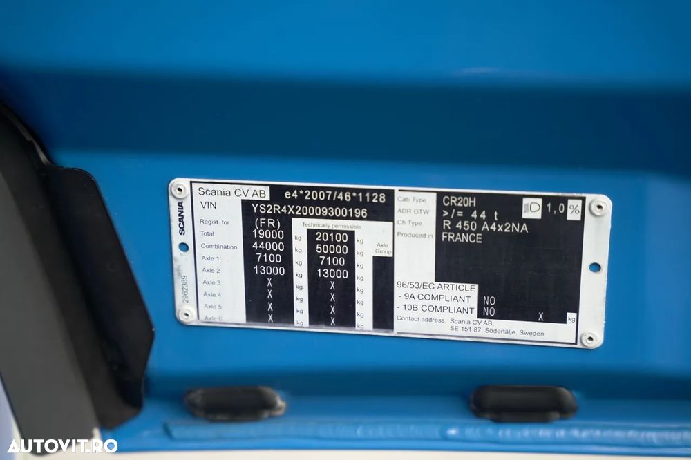 Scania R 450 / SISTEM HIDRAULIC / RETARDER / ADR LA / I-PARK COOL / JANTE DIN ALIAJ - 37
