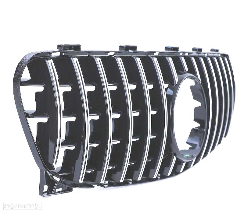 GRELHA FRONTAL MERCEDES GLA X156 2017- PRETO CROMADO LOOK AMG GT - 2