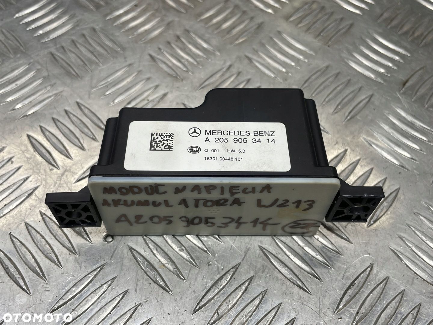 MERCEDES W213 STEROWNIK MODUŁ NAPIĘCIA AKUMULATORA A2059053414 - 1
