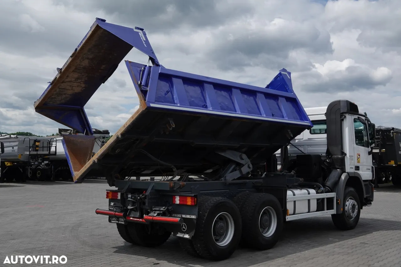 Mercedes-Benz ACTROS 3344 / 6x4 / BASCULATOR 2 STR. / BORDMATIC / HYDROBRA / HYDROKLAPA / EPS + AMBRIEI - 7
