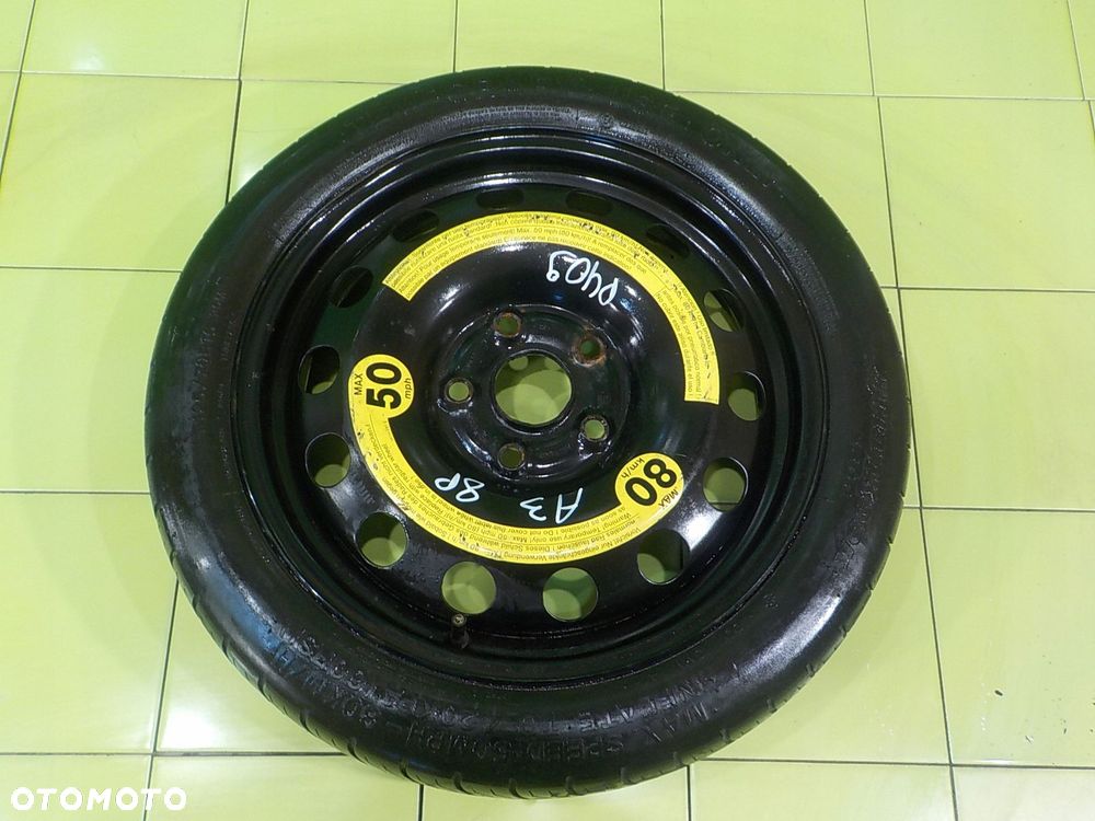AUDI A3 8P GOLF V VI kolo dojazdowe 125/70/16 5X112 - 1