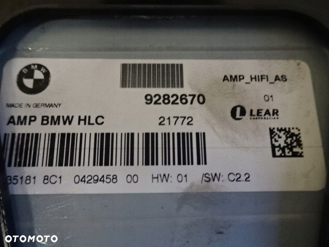 wzmacniacz hifi bmw f30 9282670 - 3
