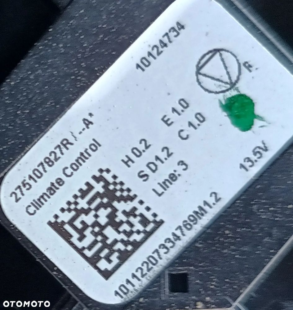 MERCEDES CITAN II W420  23r PANEL KLIMATYZACJI 275107827R - 3