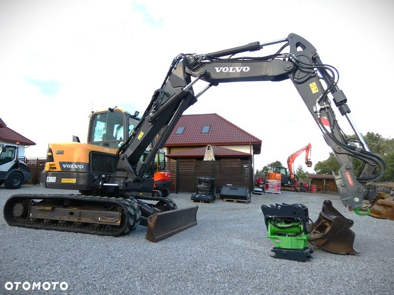 Volvo ECR88D ROTOTILT OILQUICK / Z Niemiec / 5262mtg / - 28