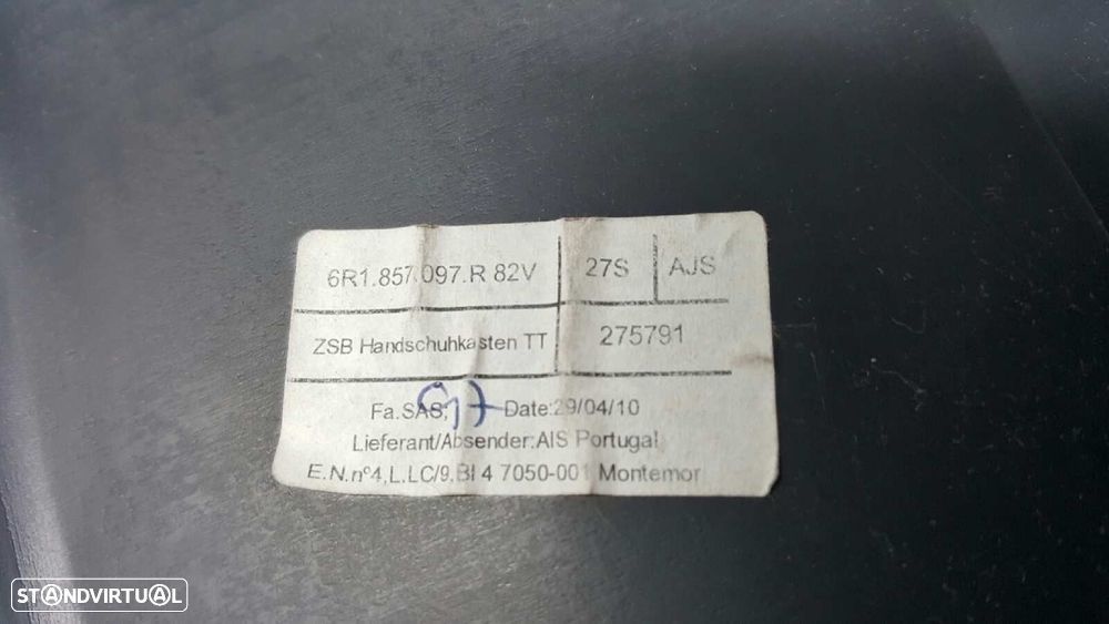 PORTA LUVAS VOLKSWAGEN POLO (6R1) ADVANCE - 4