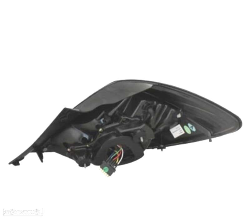 FAROLINS TRASEIROS LED OPEL CORSA D 06-11 VERMELHO BRANCO - 3