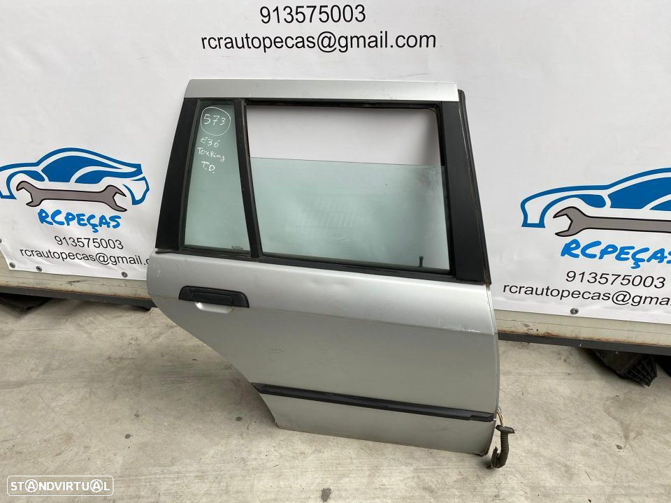 PORTA TRASEIRA TRÁS DIREITA BMW SERIE 3 SERIE 3 E36 TOURING 41528185428 8185428 FECHO ELEVADOR MOTOR PUXADOR VIDRO - 2
