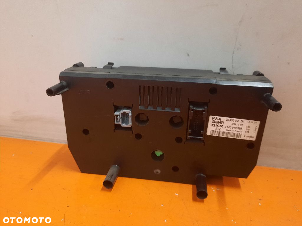 PEUGEOT 307 I 01-05 PANEL KLIMATYZACJI NAWIEWU 96430991 NFU 10FX2F - 4