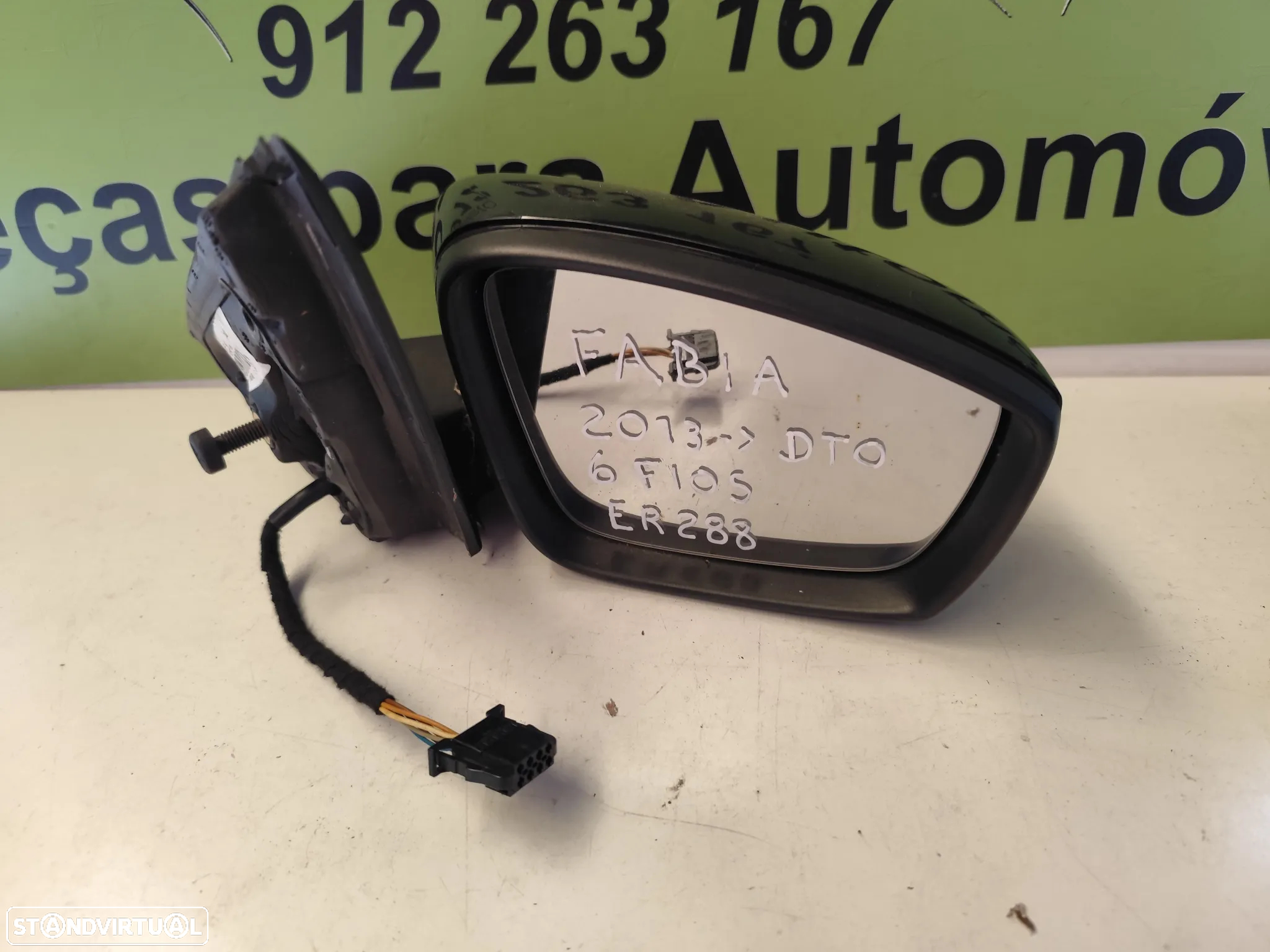 SKODA FABIA III ESPELHO RETROVISOR DIREITO ESQUERDO - ER288 - 7