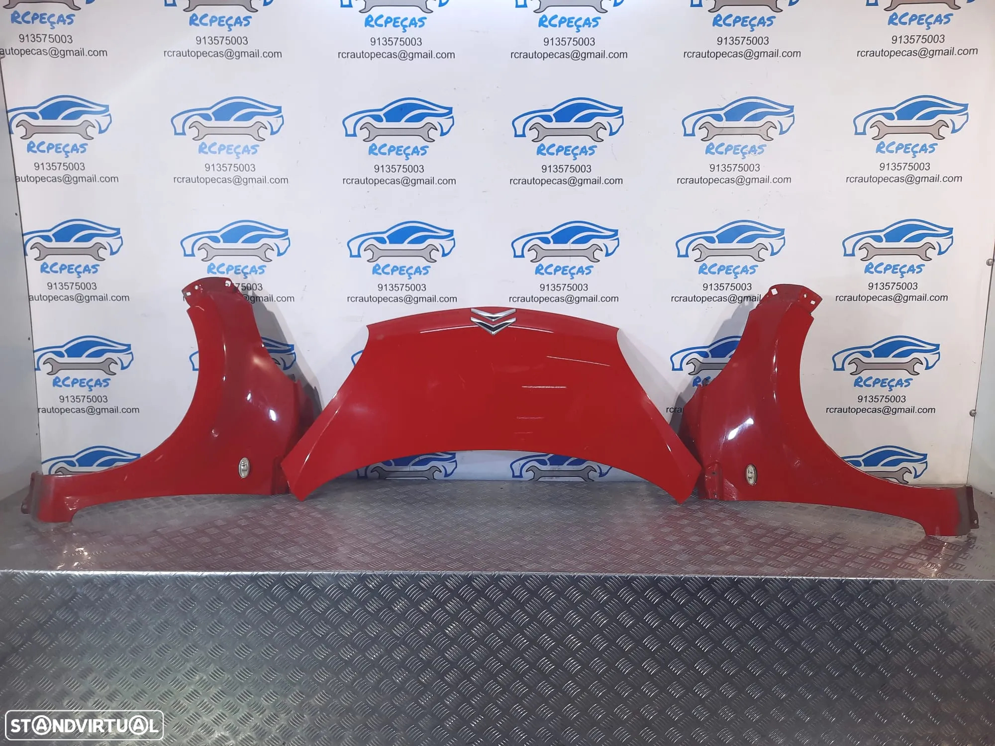 FRENTE COMPLETA CITROEN C1 FASE 1 CAPOT PARACHOQUES GUARDA-LAMAS RADIADOR VENTILADOR REFORÇO - 6