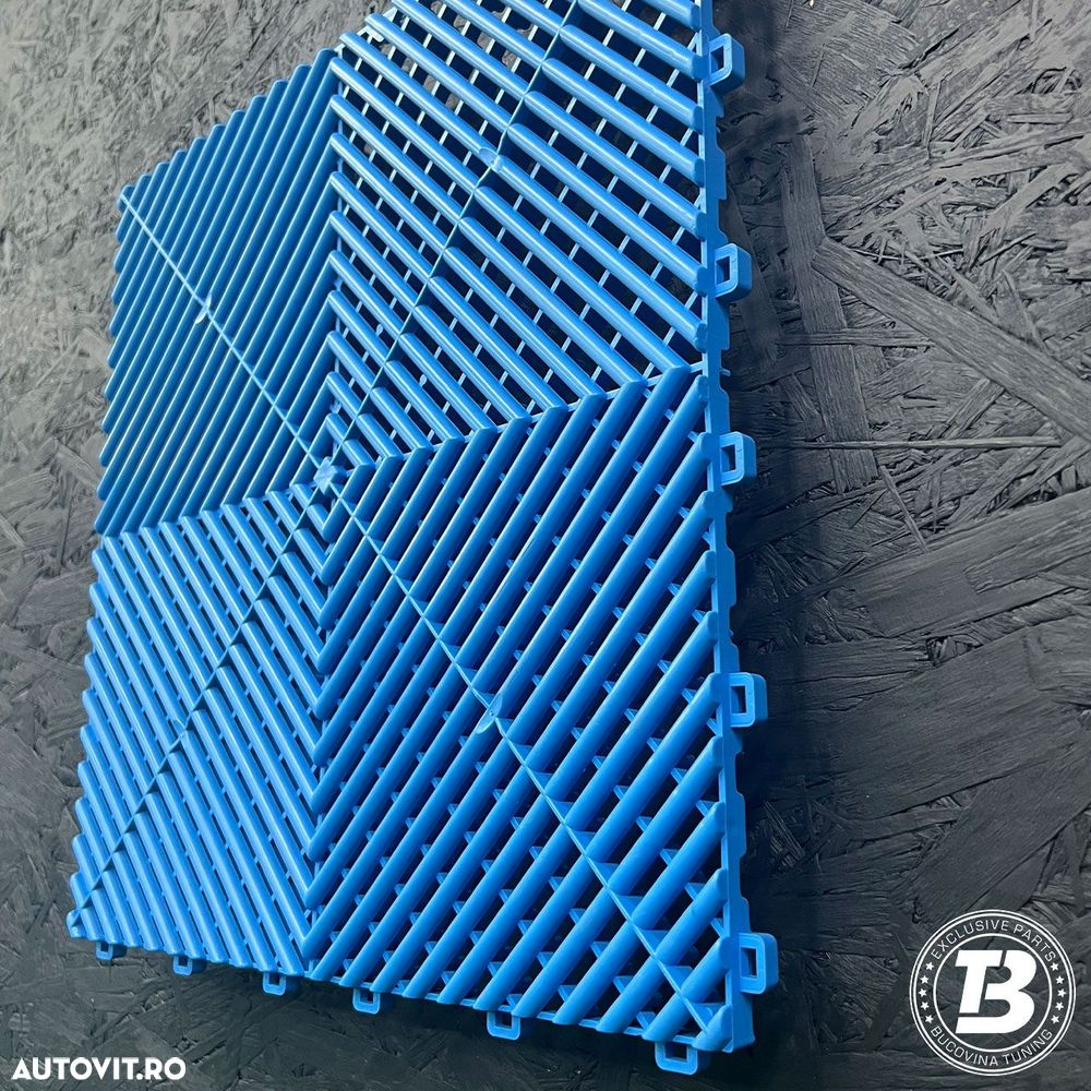 Pardoseala Modulara pentru Garaj si Ateliere Detailing - Turcoaz - 8
