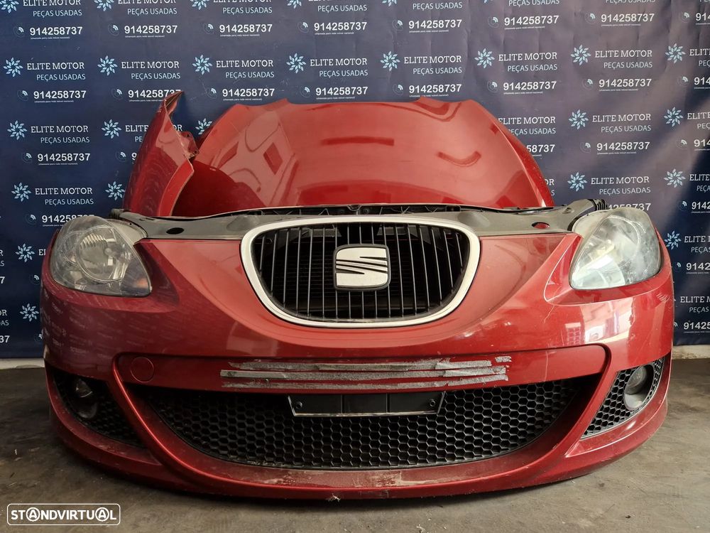 Frente completa usada SEAT LEON 1P TDI capot parachoques guardalamas oticas radiadores - 4