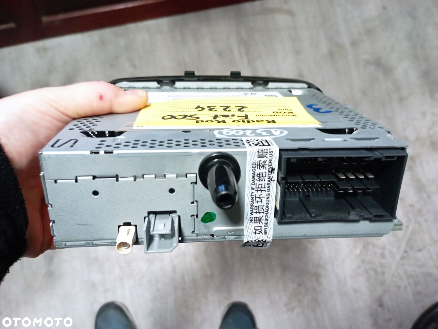 FIAT 500 RADIO 07356791210 KOD - 3
