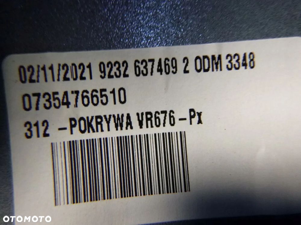 FIAT 500 OSŁONA OBUDOWA NAKŁADKA LUSTERKA PRAWA ORYGINAŁ - 12