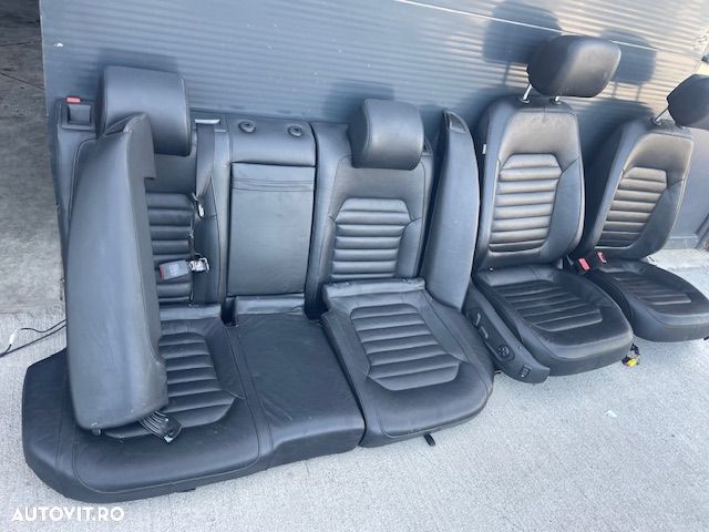Interior de piele Volkswagen Passat B7 2013 Full echipat. - 5