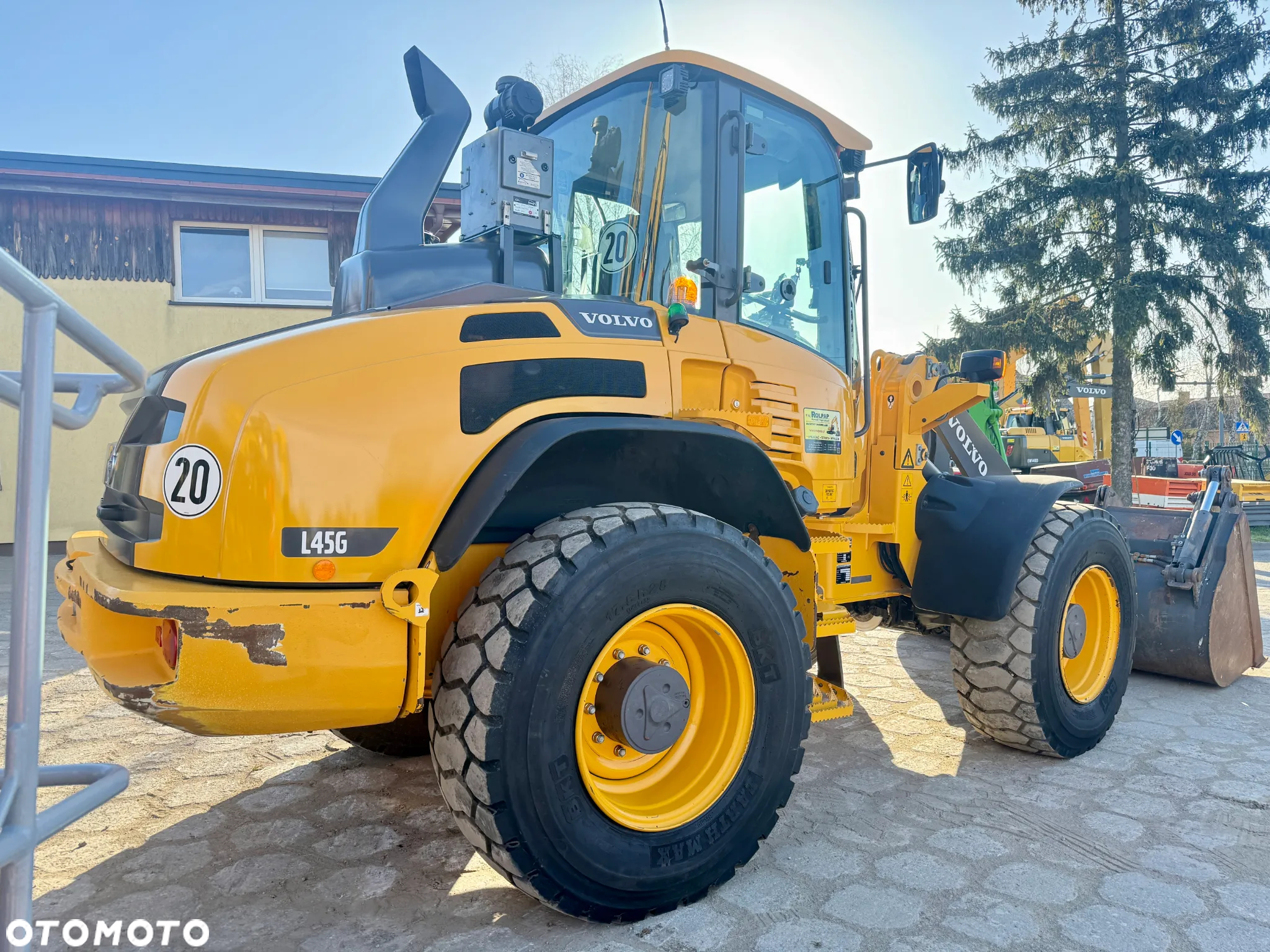 Volvo ładowarka kołowa L45G TP dociskacz, dodatkowe linie, centralne smarowanie - 4