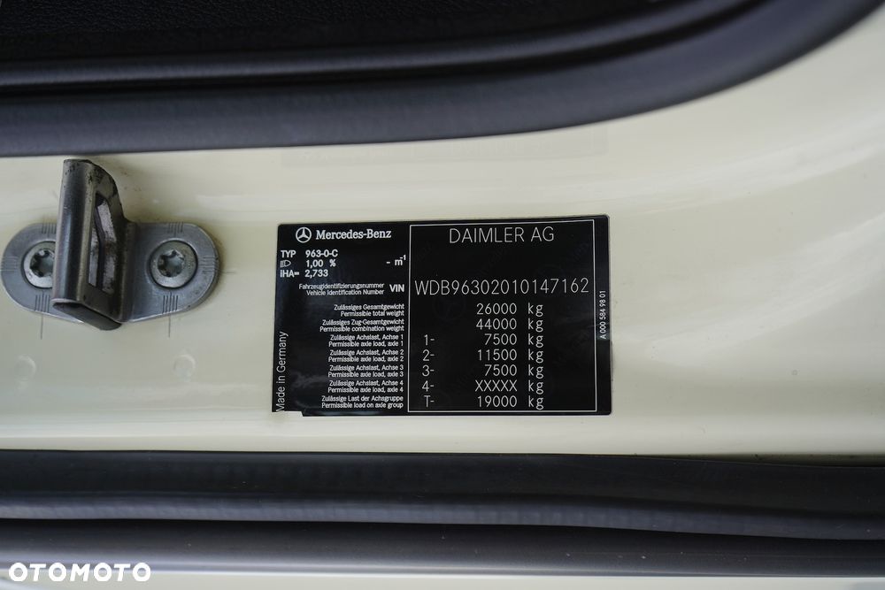 Mercedes-Benz ACTROS / 2540 / ACC / E 6 / CHŁODNIA + WINDA / 20 PALET / OŚ SKRĘTNA - 10