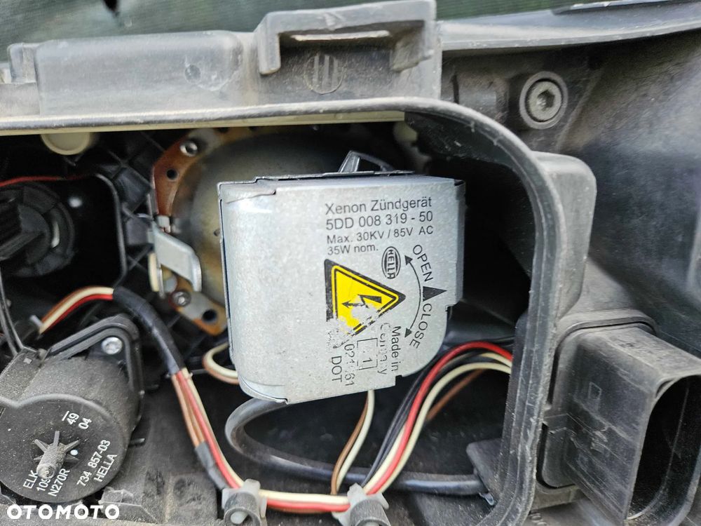 Reflektor Lampa Przetwornica Xenon Przód Przednia PRAWA Europa Audi A6 C6 - 21