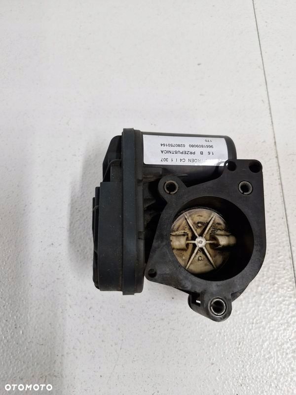 citroen c4 1 i 307 1.6 b przepustnica powietrza 9661809080 0280750164 - 6
