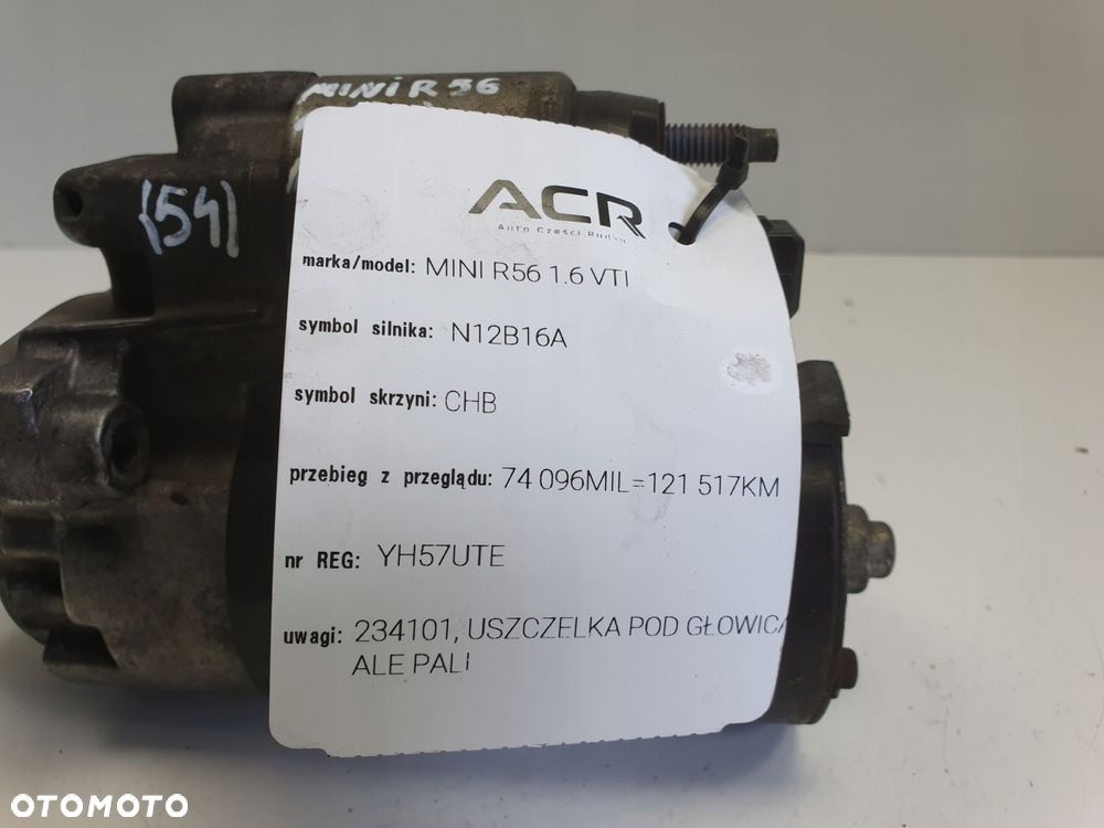 ROZRUSZNIK Mini Cooper R56 1.6 16V VTi ROZRUSZNIK bosch 0001138004 121ty - 2