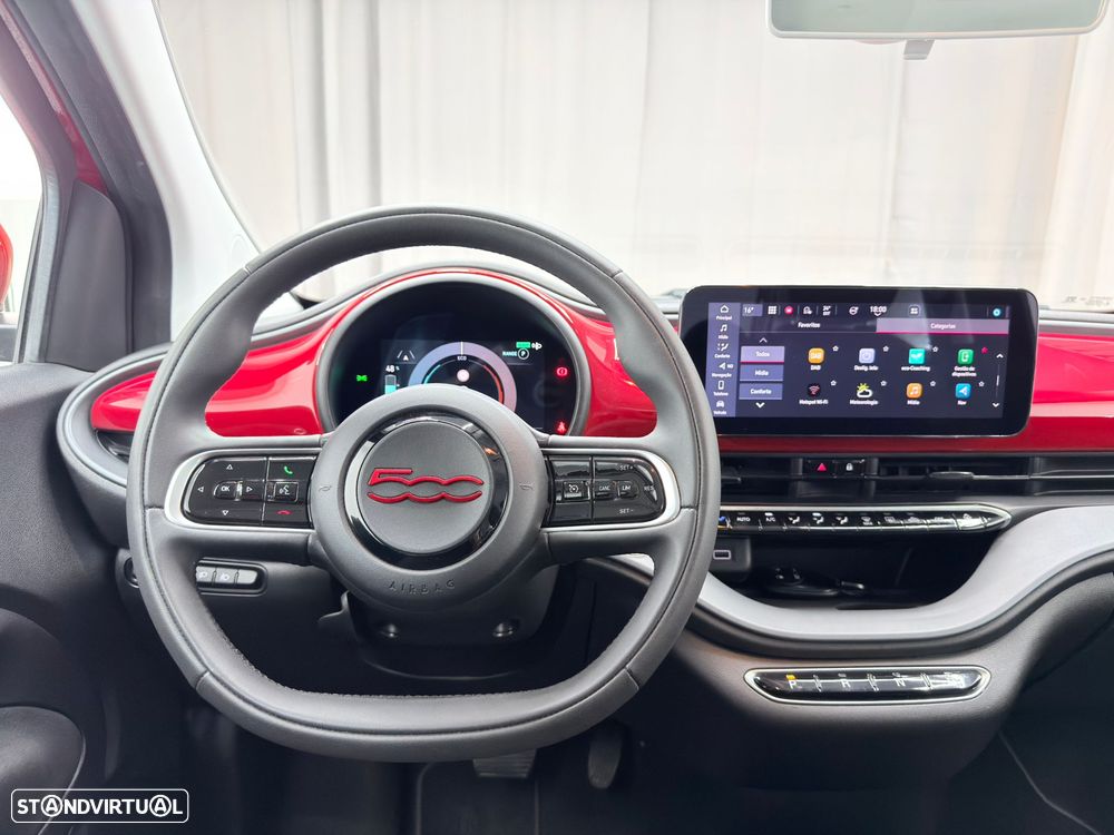 Fiat 500e 23,8kWh Red - 17