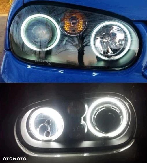 Reflektory Lampy kpl Ringi Led CCFL Black Tuning VW Golf IV 4 1j 1998-2004 - 4