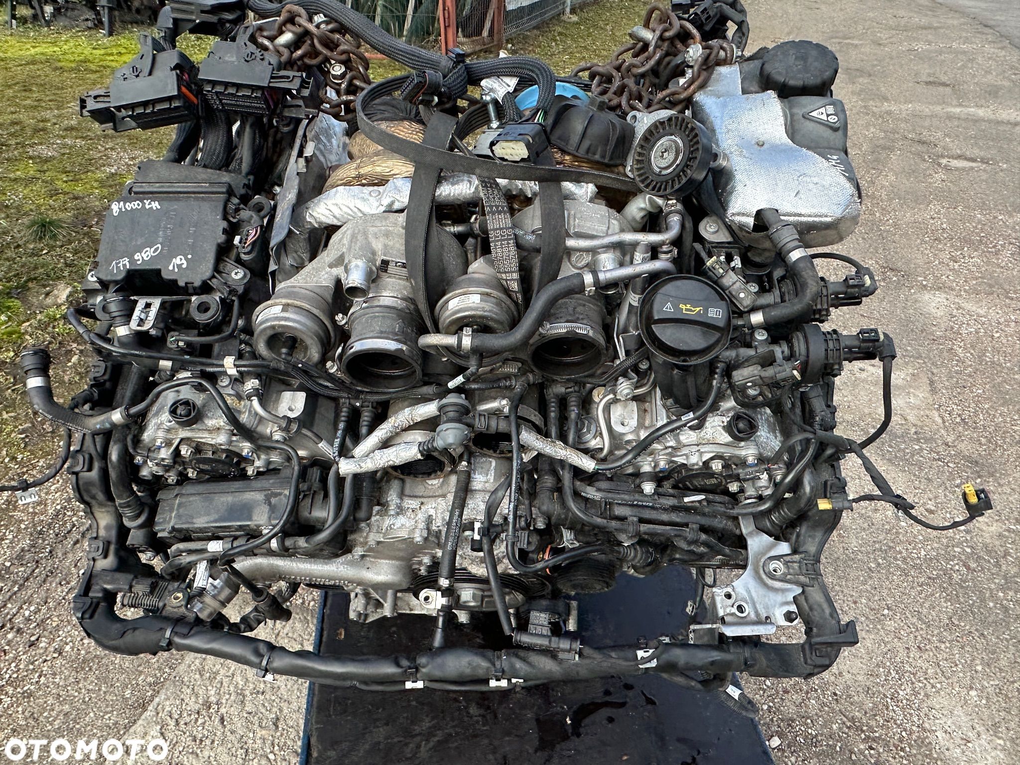 mercedes silnik 63 AMG m177 s63 e63 s222 gt x290 e213 g63 c63 engine - 1