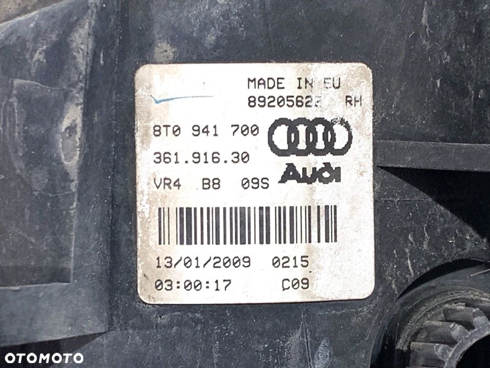 HALOGEN PRAWY PRZÓD  AUDI A4 B8 (8K2) 2007 - 2015 2.0 TDI 105 kW [143 KM] olej napędowy 2007 - - 5