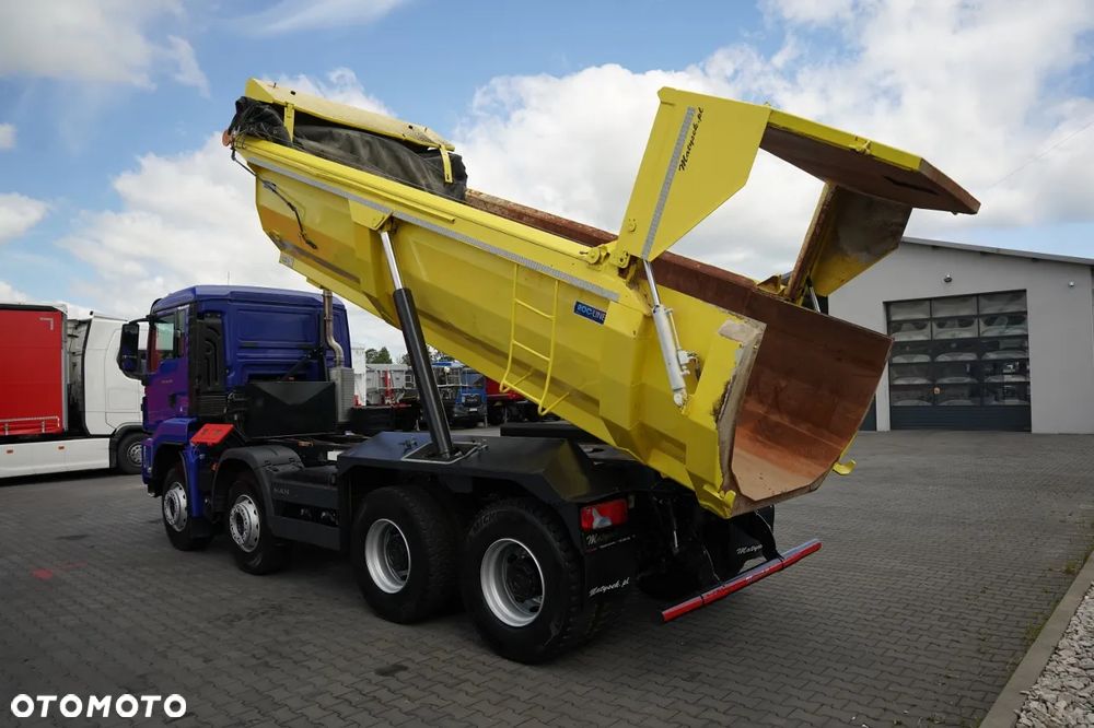 MAN TGS 35.460 / 8x4 / WYWROTKA TYLNOZSYPOWA / HYDROKLAPA / NAVI / AUTOMAT - 4