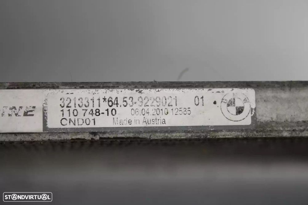 RADIADOR SOFAGEM / AR CONDICIONADO BMW 1 2010 -64539229021 - 2