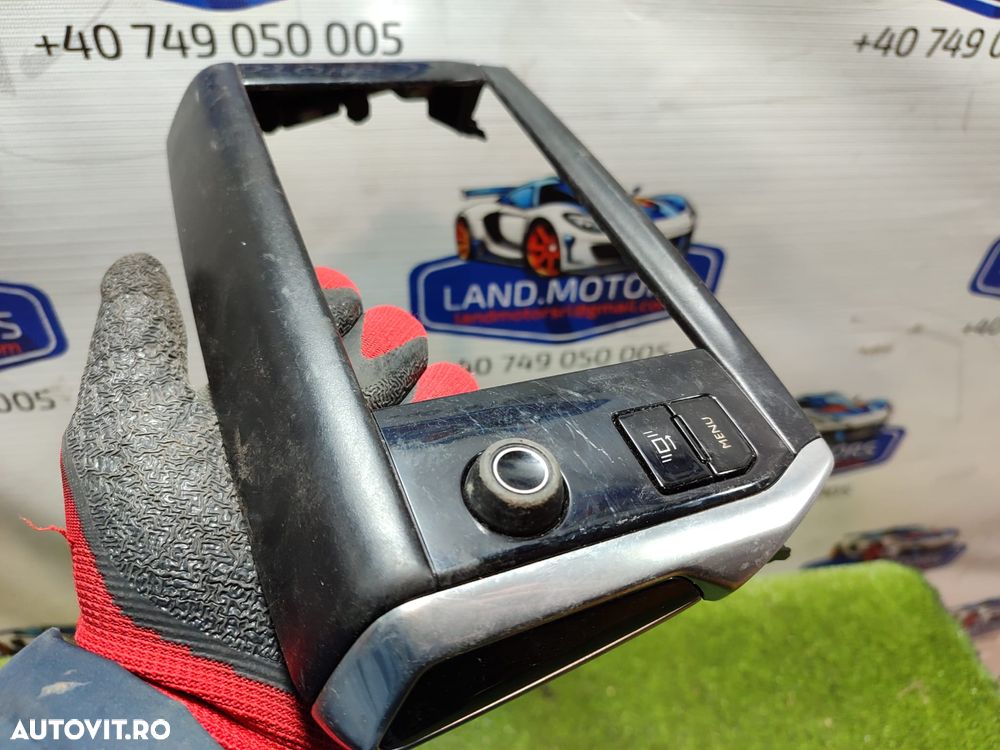 PANOU BUTOANE DISPLAY BORD  JAGUAR F-PACE X761 2018 2.0 DIESEL / 5 USI SUV 2016-2020 COD OEM 28391853 / PEUGEOT 208 1.4 DIESEL 2013 / 2012-2018 - 4