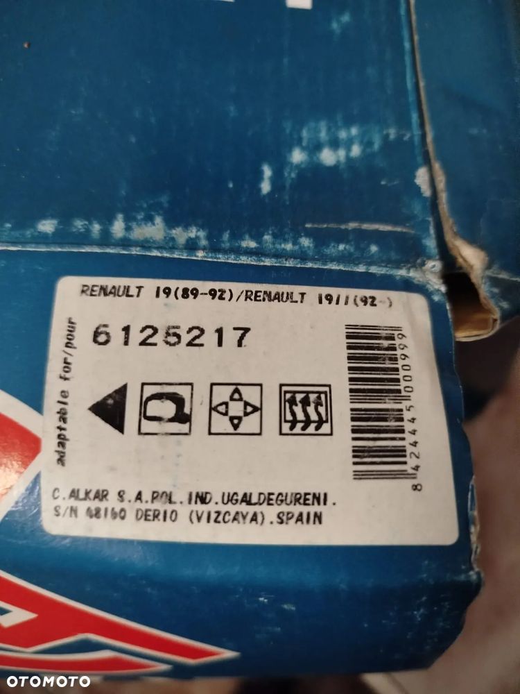 Lusterko zewnętrzne lewe sterowanie elektryczne  Renault 19 88-95 6125217 7701366326 - 2