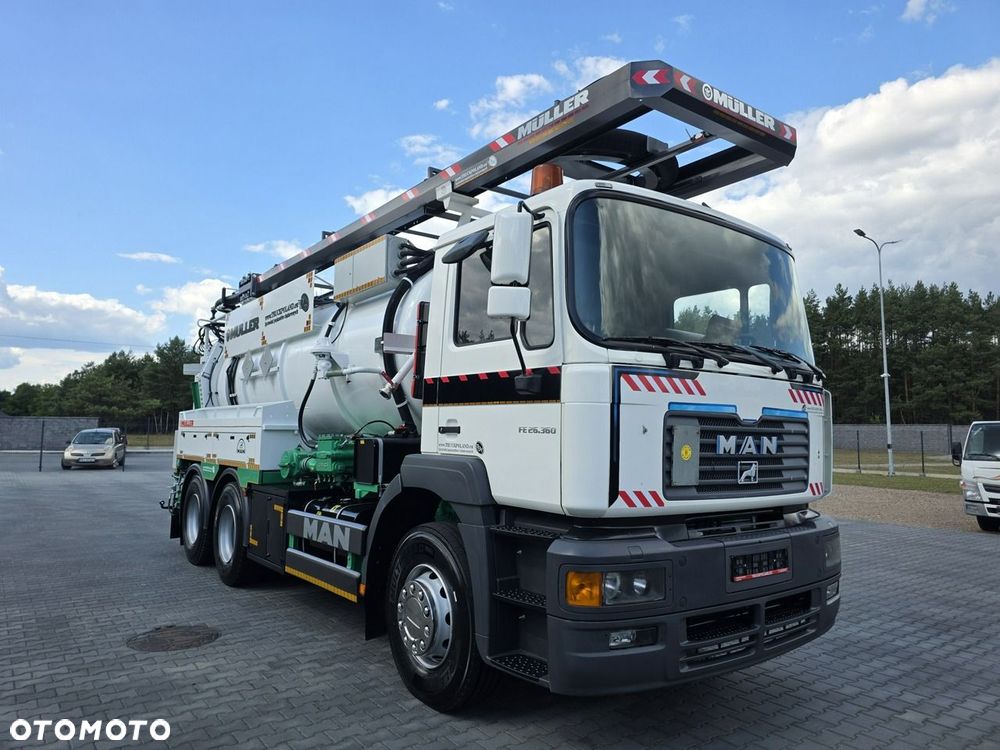 MAN 6x4 WUKO MULLER CANALMASTER KOMBI DO CZYSZCZENIA KANAŁÓW - 3