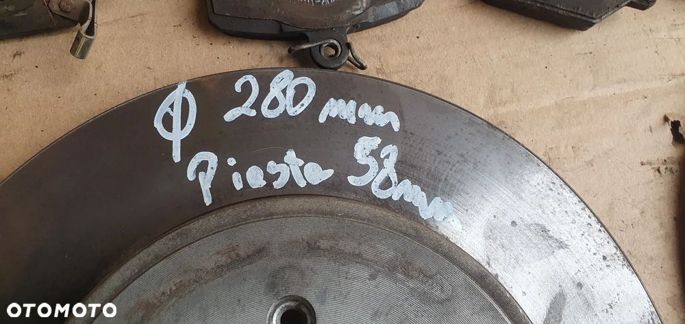 Tarcze hamulcowe przód przednie klocki 280mm Smart Fortwo II 1.0 - 7
