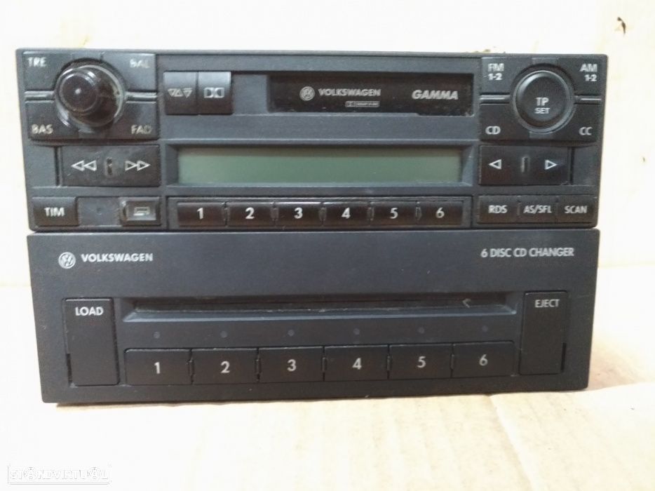 Vw Sharan Auto radio original Gamma e leitor de cds - 1