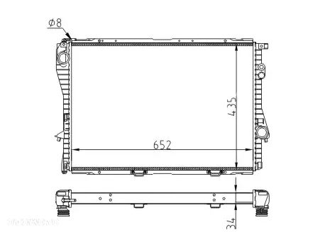 Chłodnica Wody BMW 5 E39 1995-2003 Nowa - 2