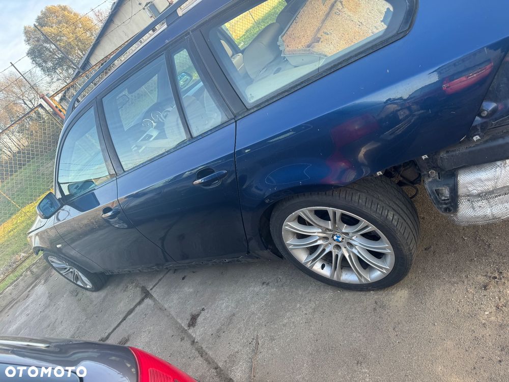 Bmw e61 kombi TIEFSEEBLAU METALIC TOLEDOBLAU a76/5  maska drzwi prawe lewe przednie przód tył tylnie klapa pas przedni - 2