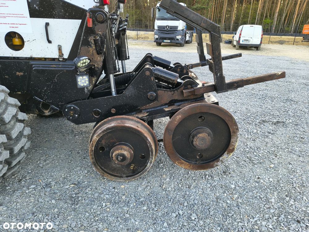 Caterpillar UNAC 300RR Mulczer kolejowy Liebherr atlas dwudrogowy zw - 14