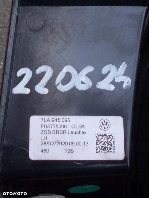 VW T6 7LA LEWA TYLNA LAMPA KLAPA ORYGINAŁ 7LA945095 - 6