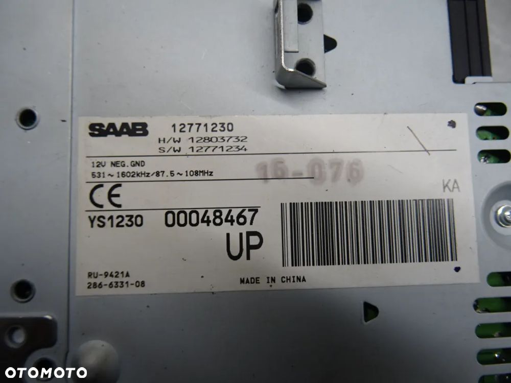 SAAB 93 II 02-06 MODUŁ WZMACNIACZ TUNER RADIA 12771230 - 4