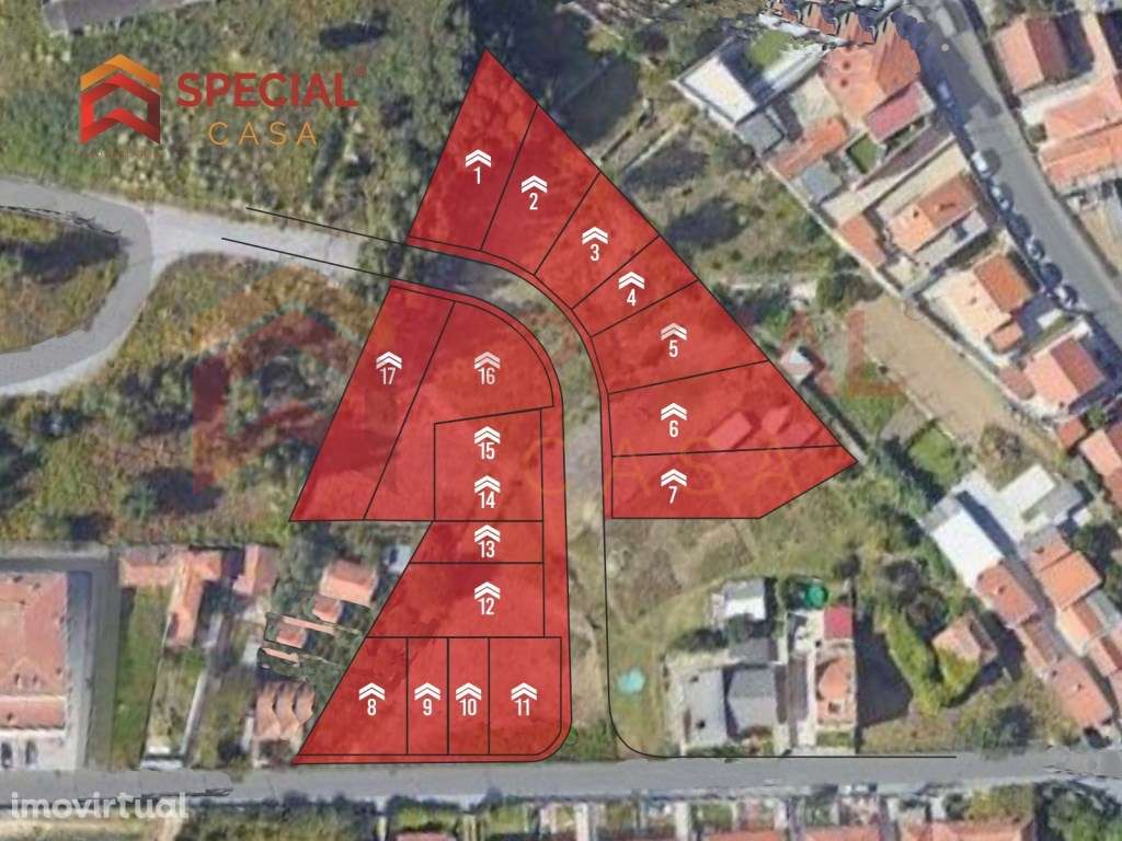 Terreno para venda, em Vilar do Paraíso, Vila Nova de Gaia, Porto. - Grande imagem: 2/12