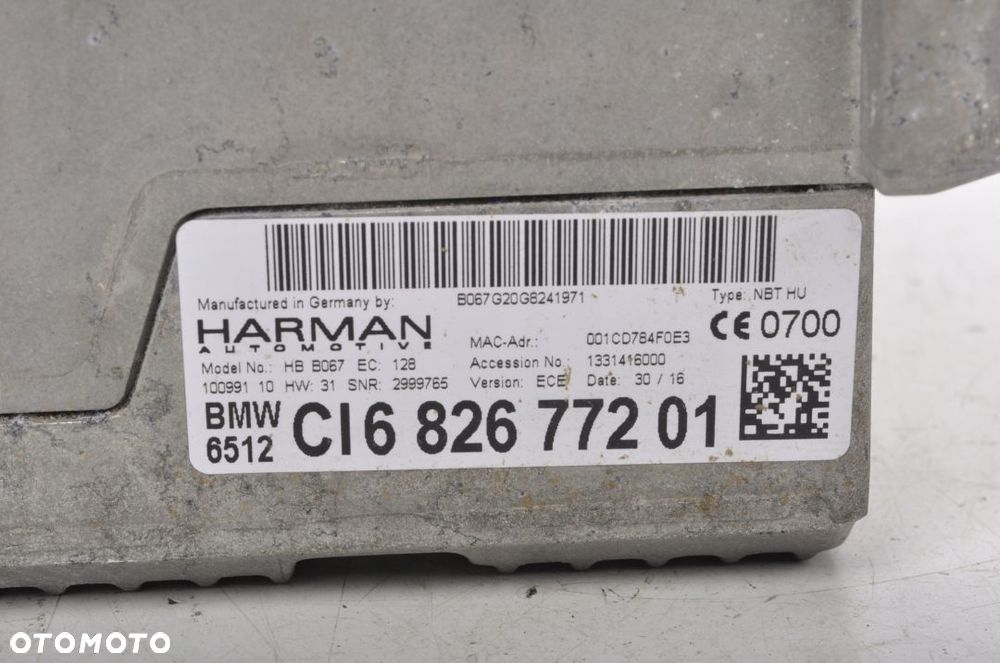 BMW F10 F20 F25 F36 NAWIGACJA 6826772 CZYTAJ OPIS! - 2