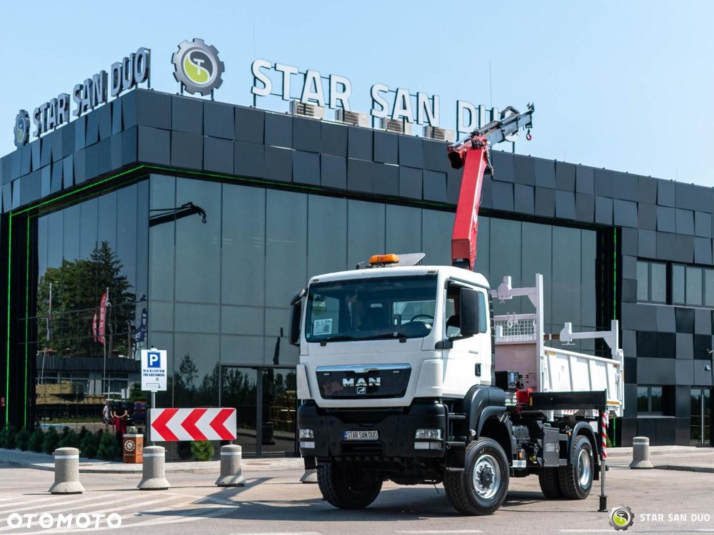 MAN TGS  18.320 4x4 HMF 1730-K3 HDS Żuraw Wywrotka - 6