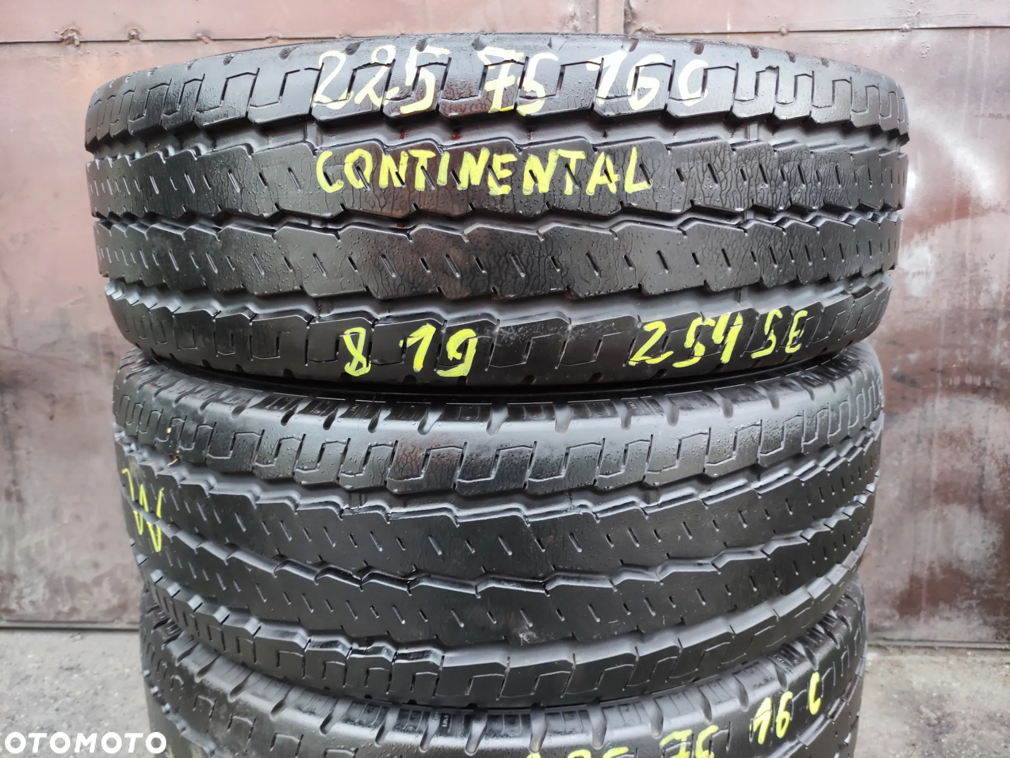 225/75R16C 116R Opony Letnie Lato CONTINENTAL VancoCamper 8mm Legnica ALU-RAD 225/75 - 2
